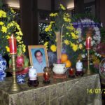 Bàn Thờ Thầy Giác tại Lễ cầu siêu