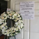 Vòng hoa của Cựu GS-HS CĐQN và CuongDe.org gởi viếng Thầy Giác